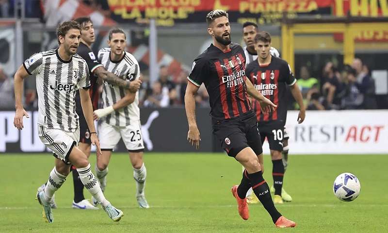 Kết quả ý trận đấu giữa CLB AC Milan vs Juventus ngày 23/10/2023 